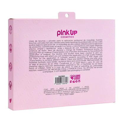 Pink Brushes - Set de Brochas - Pink Up Cosmetics