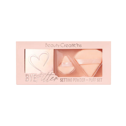 PINK CLOUD SETTING POWDER + PUFF SET TALC FREE