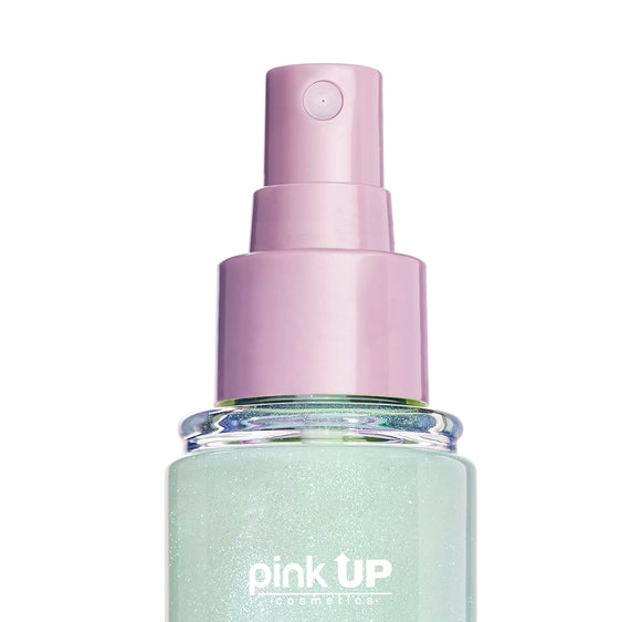 Shimmer Hair + Body Mist -  Fragancia con Destellos - Pink UP Cosmetics